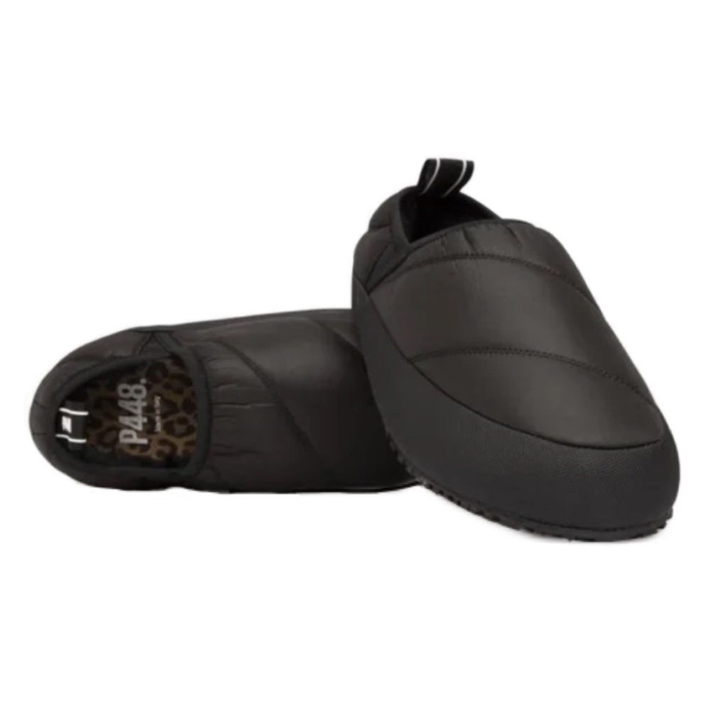 P448 Black Laby Slip-on Sneakers, Sz 38
